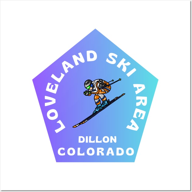 Loveland Ski Area Dillon Colorado U.S.A. Gift Ideas For The Ski Enthusiast. Wall Art by Papilio Art
